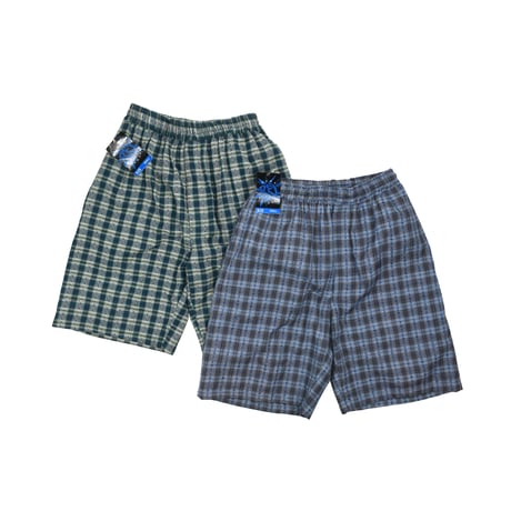 NOS "SURF ODYSEEY" EASY PLAID SHORTS