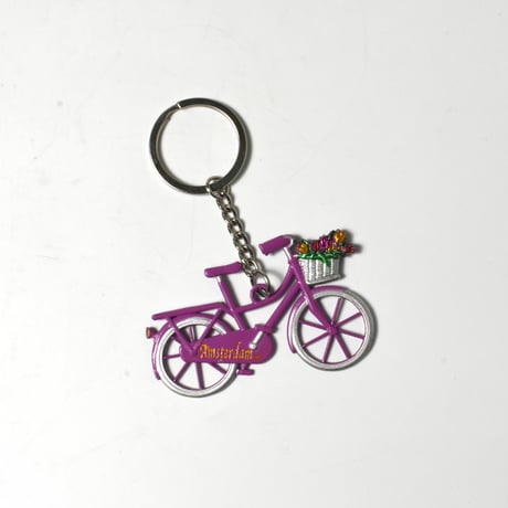 "BICYCLE IN AMSTERDAM" KEY CHAIN