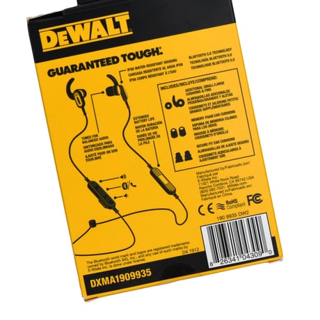 "DEWALT" EARPHONES