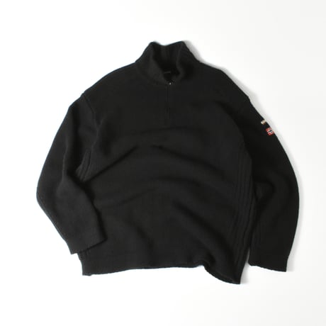 USED 90’S "NAPAPIJRI" HALZIP WOOL KNIT