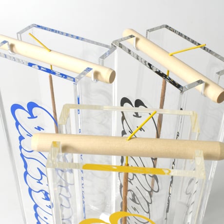 DDQS "BUBBLE LETTER" ACRYLIC INCENSE BURNER