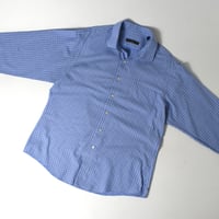 USED 90-00'S "GEOFFREY BEENE" PLAID L/S SHIRT