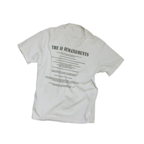 USED "BLACK PANTHER PARTY / THE 10 DEMANDMENTS" T-shirt