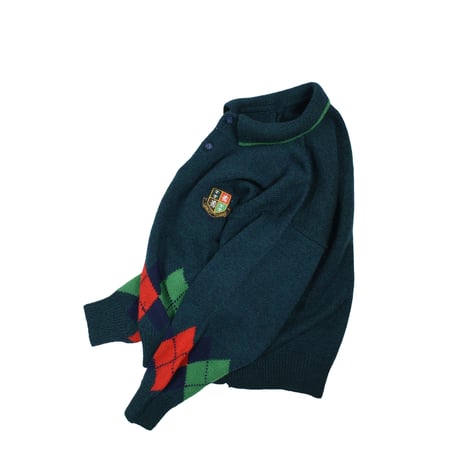 USED "80-90’S GAP" WOOL  POLO KNIT