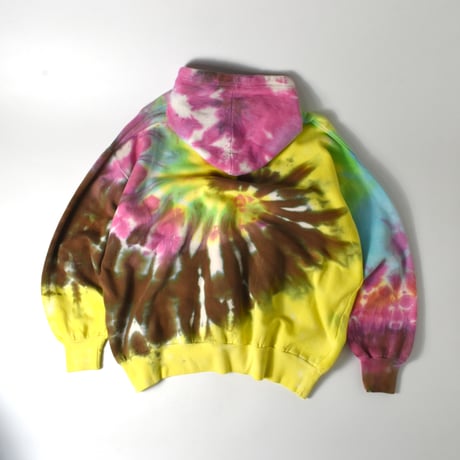 USED 80-90'S "JON LAUREN" TIE-DYE HOODIE