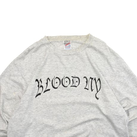 USED 90'S "BLOOD UP" L/S T-shirt