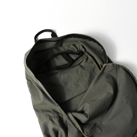 USED "DAD PACK" NYLON PACKABLE BACKPACK