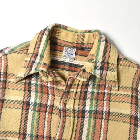 USED 70’S "BIG MAC" FLANNEL CHECK SHIRT