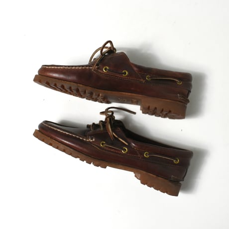 USED "TIMBERLAND" 3 EYE BOAT SHOES