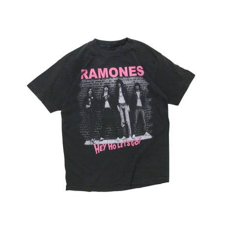 RAMONES "HEY HO LET'S GO" USED T-shirt