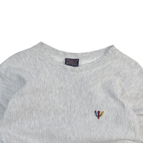 USED "MV SPORT / NORITATE" REVERS WEAVE CREWNECK SWEAT