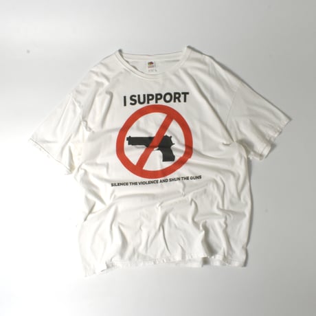 USED "I SUPPORT NO GUN" T-shirt