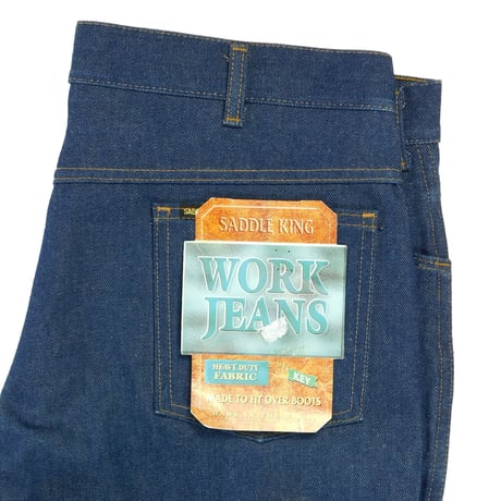 DEAD STOCK "SADDLE KING / WORK JEAN by KEY"