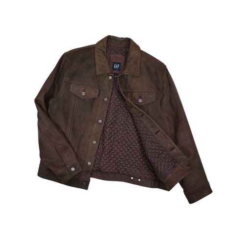 USED "GAP" 3RD TYPE LEATHER JACKET