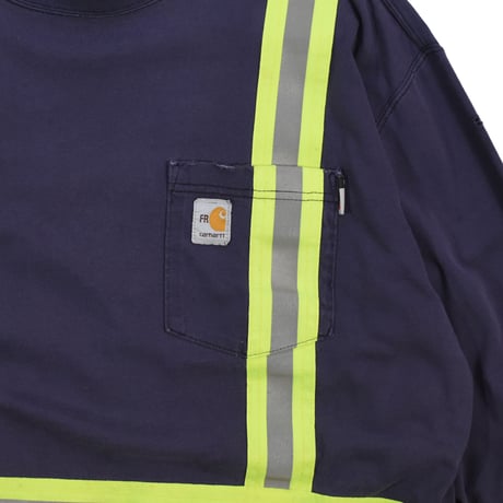 USED "CARHARTT FR" REFLECTOR LINE  L/S T-SHIRT