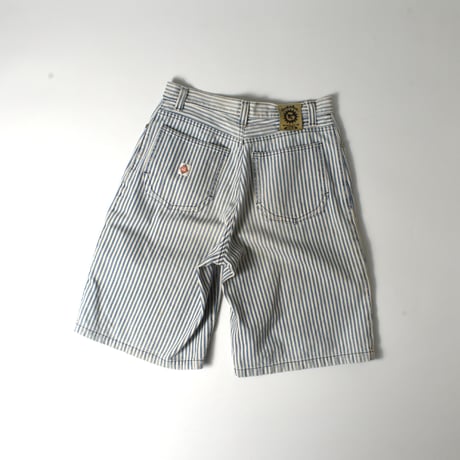 USED 90'S "GOTCHA" STRIPE DENIM PANTS