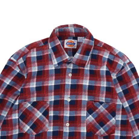 USED 80'S "DICKIES" FLANNEL SHIRT