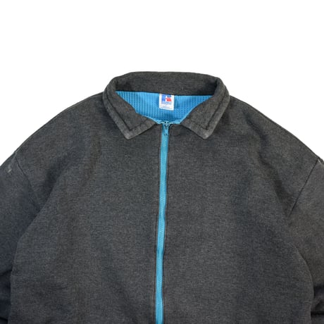 USED 'RUSSELL ATHLETIC" THERMAL LINER ZIPUP SWEAT
