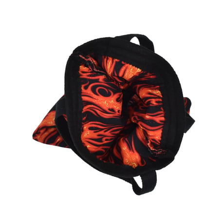 USED UNKNOWN FIRE PATTERN TOTE BAG