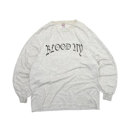 USED 90'S "BLOOD UP" L/S T-shirt