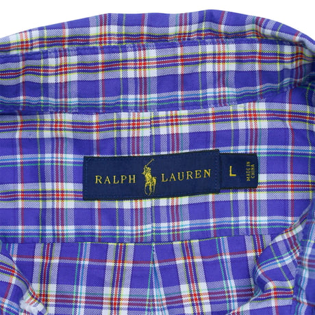 RALPH LAUREN PLAID L/S SHIRT