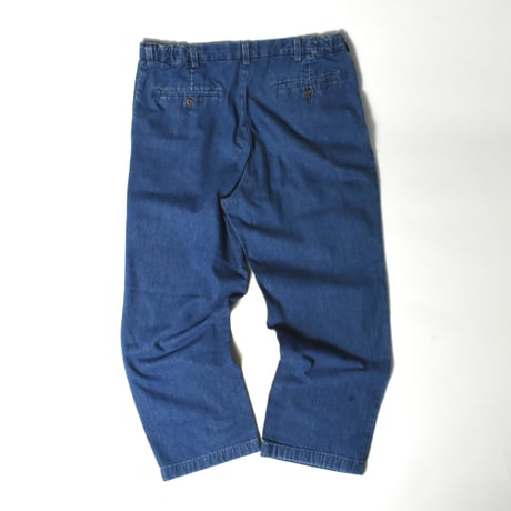 USED "HAGGER" 2-TUCK DENIM TROUSERS