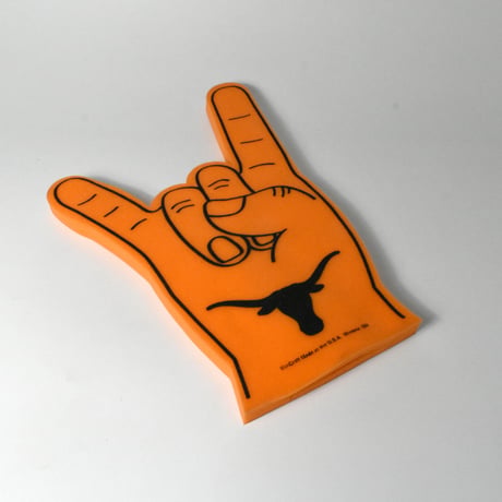 USED "HOOK'EM HORNS" FOARM HAND