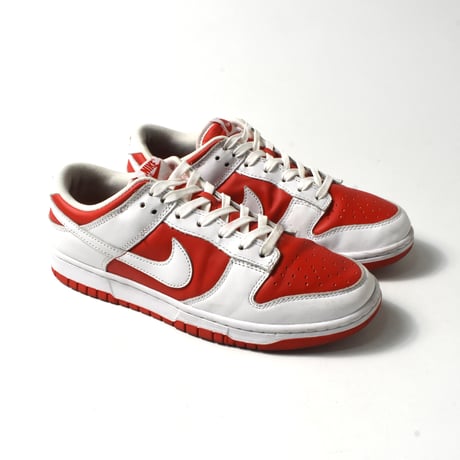 USED "NIKE / DUNK LOW RETRO CHAMPIONSHIP RED"