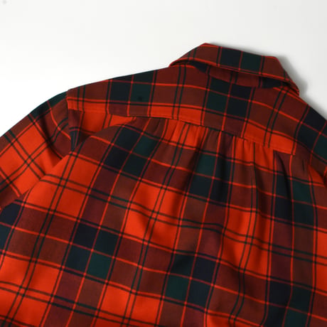USED 70'S UNKNOWN OPEN COLLAR SHIRT