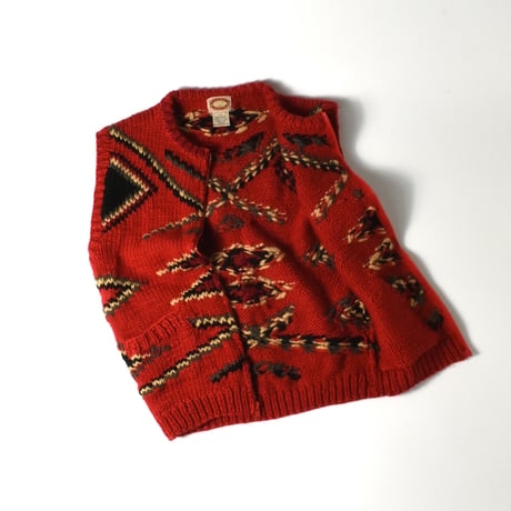 VINTAGE 80’S "BANANA REPUBLIC" ZIP UP KNIT VEST