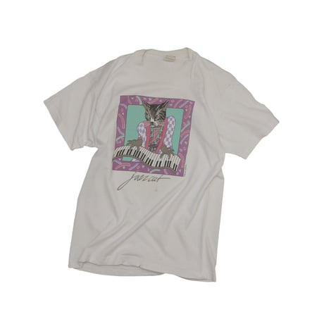 USED "JAZZ CAT" T-shirt