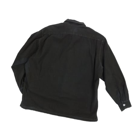 USED "STUSSY" DYED COTTON L/S SHIRT