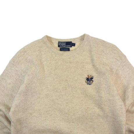 USED "POLO by RALPH LAUREN" LAMBSWOOL KNIT