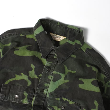 USED 90'S "CABELA'S" CAMO L/S SHIRT