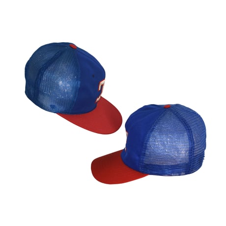 USED 70-80'S "TEXAS RANGERS" MESH CAP