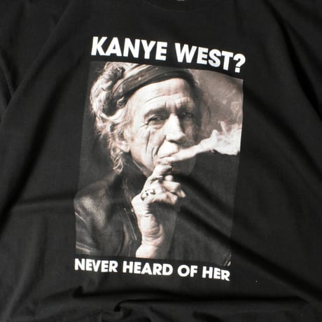 USED "KANYE WEST？" T-shirt