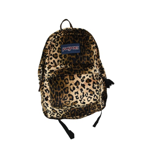 USED “JANSPORT” VELOUR BACKPACK