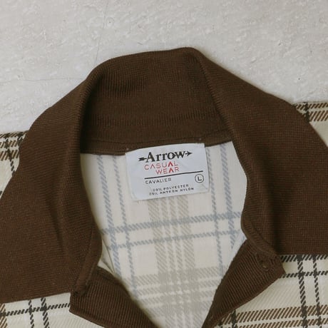 USED ARROW CHECK POLO SHIRT