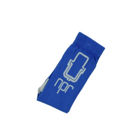 "NPR MUSIC" LOGO SOCKS