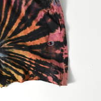 USED "CHAMPION" TIE DYE EASY SHORTS