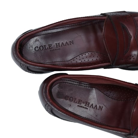 USED "COLE-HAAN" FRINGE LOAFER