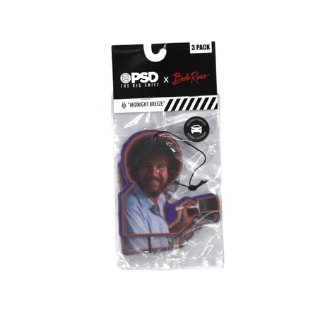 "PSD / BOB ROSS" AIR FRESHENER 3PACK