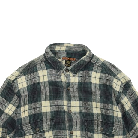 USED "RHINOCEROS" WAFFLE PLAID SHIRT