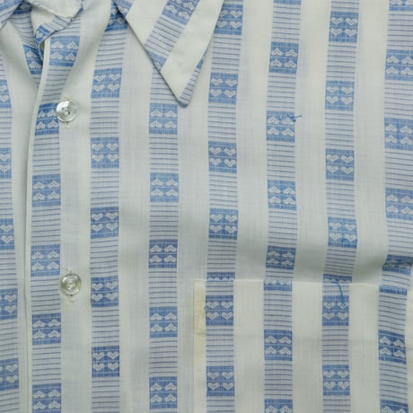 USED "KENT COLLECTION by ARROW" PATTERN SHIRT