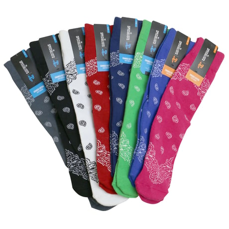 PAISLEY PATTERN SOCKS
