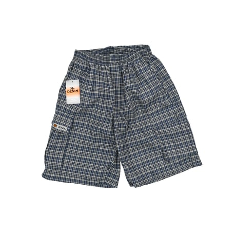 "MR.DENIM" EASY CHECK CARGO SHORTS