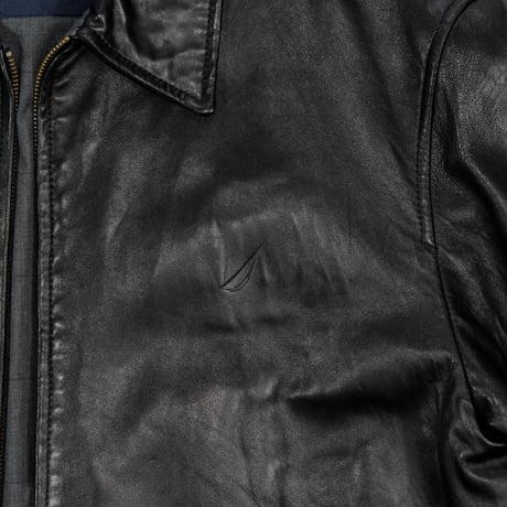 USED 90-00S "NAUTICA" LEATHER JACKET