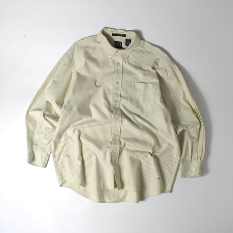 USED "GAP" COTTON STRIPE B.D SHIRT