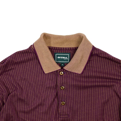 USED "BOLLE GOLF" L/S POLO SHIRT