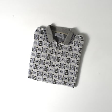 USED "STRATUS" HALF ZIP L/S POLO SHIRT